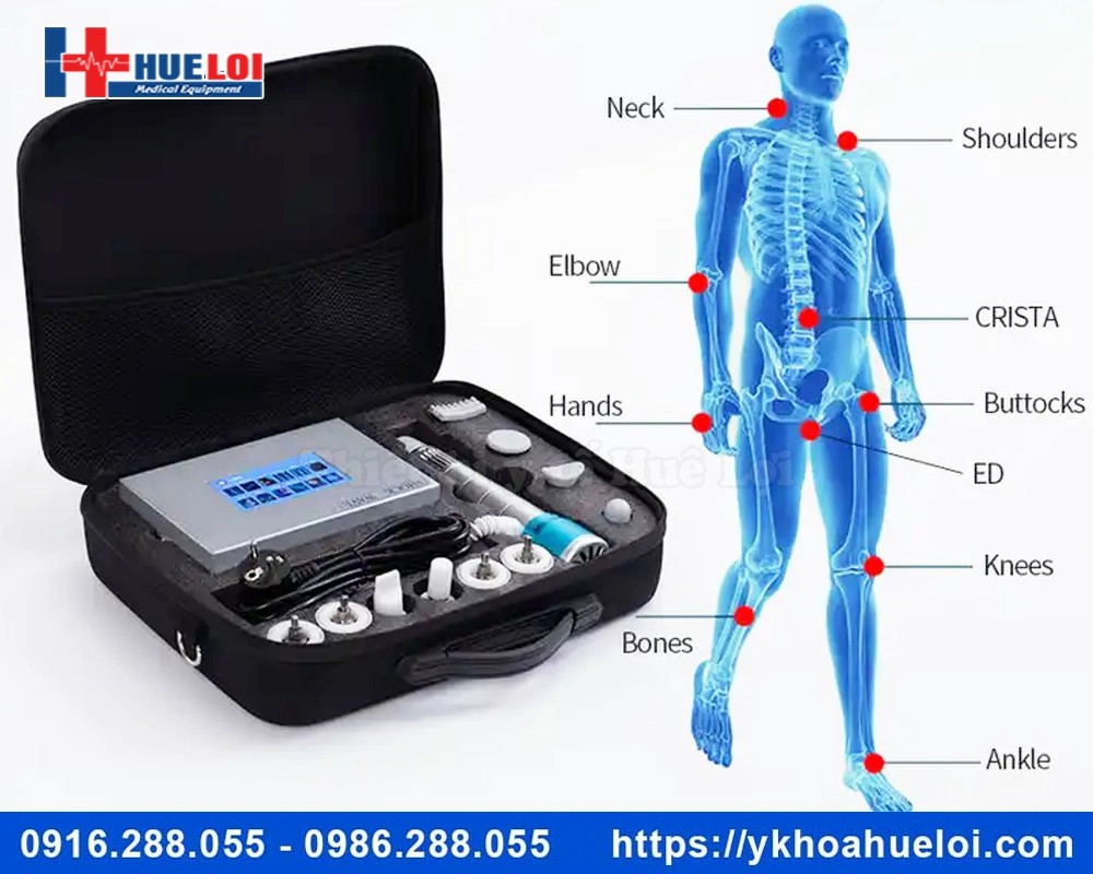 Máy xung kích trị liệu mini T43