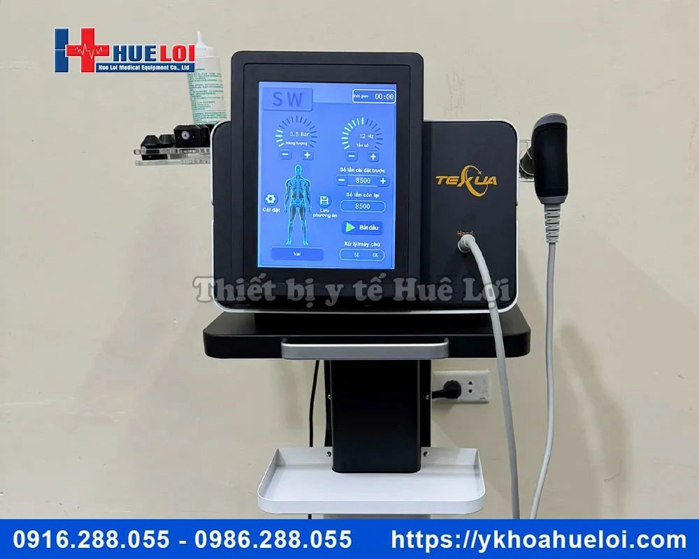 Máy xung kích trị liệu TEXUA T703 lực bắn 12 Bar