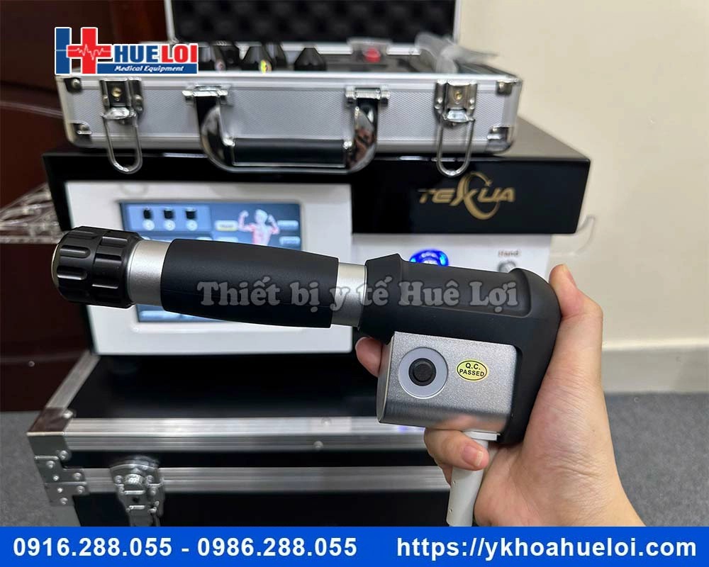 Máy xung kích trị liệu TEXUA T501 lực bắn 10 Bar