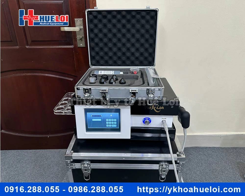 Máy xung kích trị liệu TEXUA T501 lực bắn 10 Bar