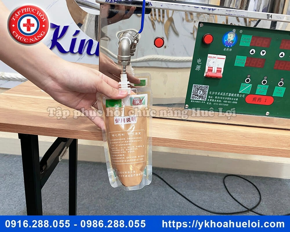 máy sắc thuốc mini 2 nồi đun