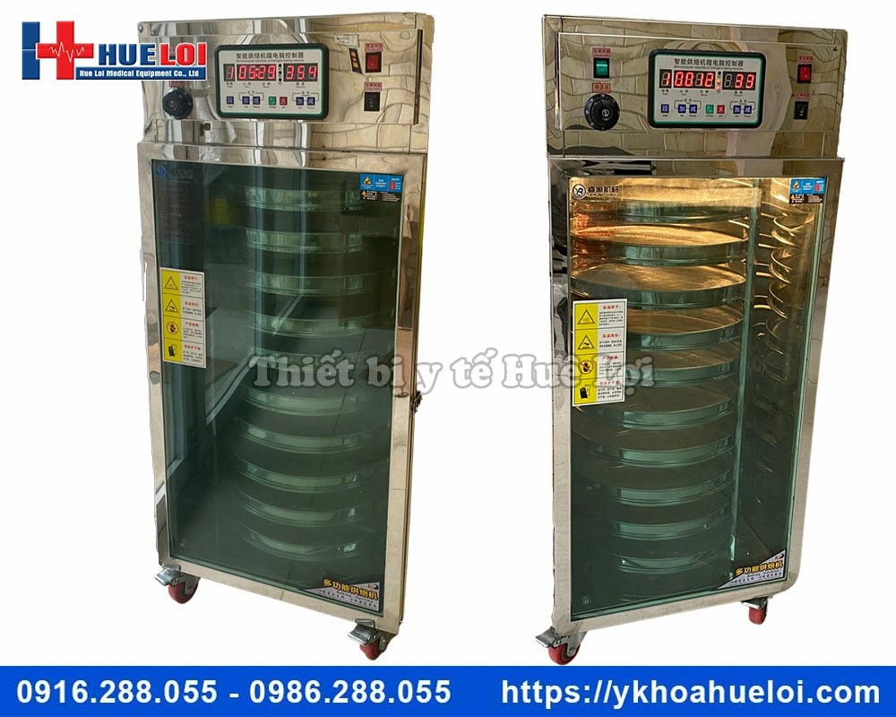 Tủ sấy dược liệu 10 tầng đường kính 40cm