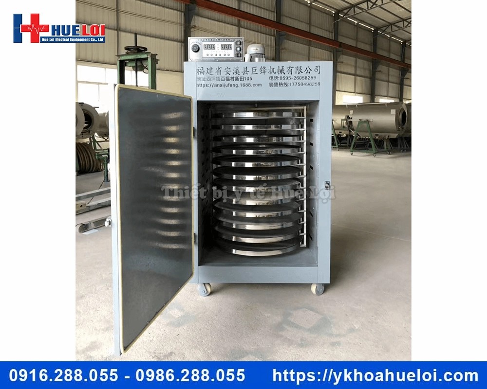 Tủ sấy dược liệu 12 tầng đường kính 90cm