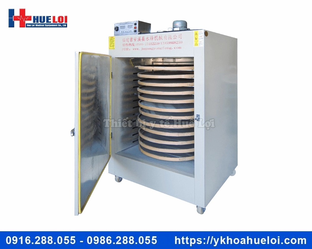 Tủ sấy dược liệu 12 tầng đường kính 90cm