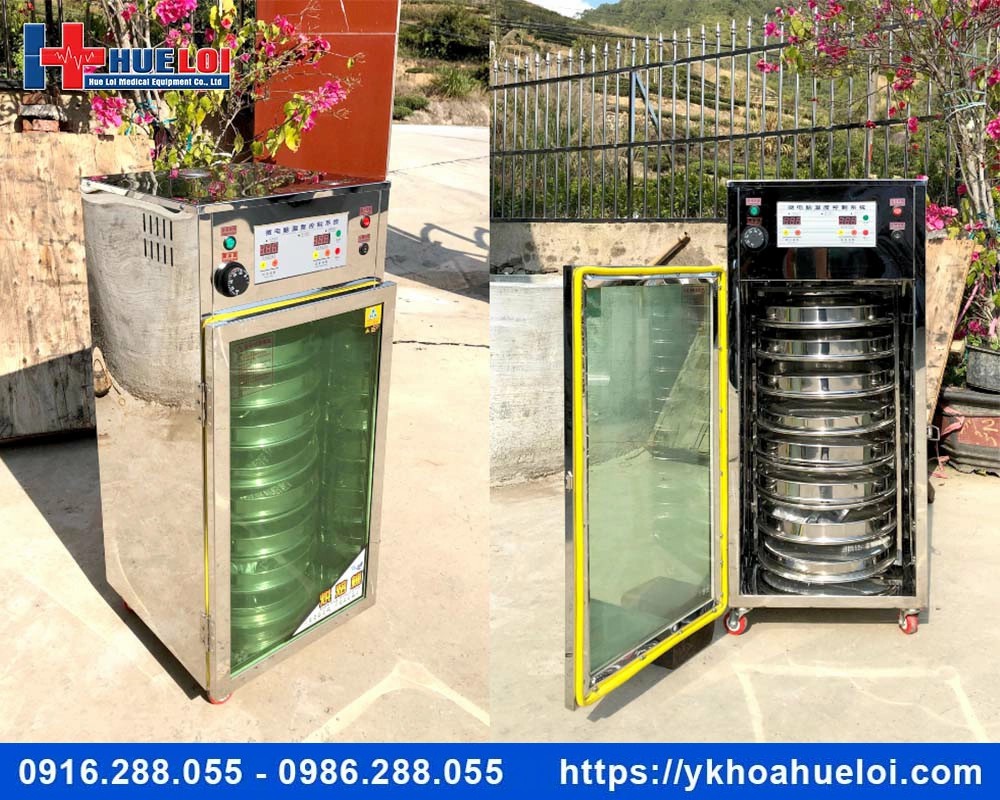 Tủ sấy dược liệu 8 tầng đường kính 30cm