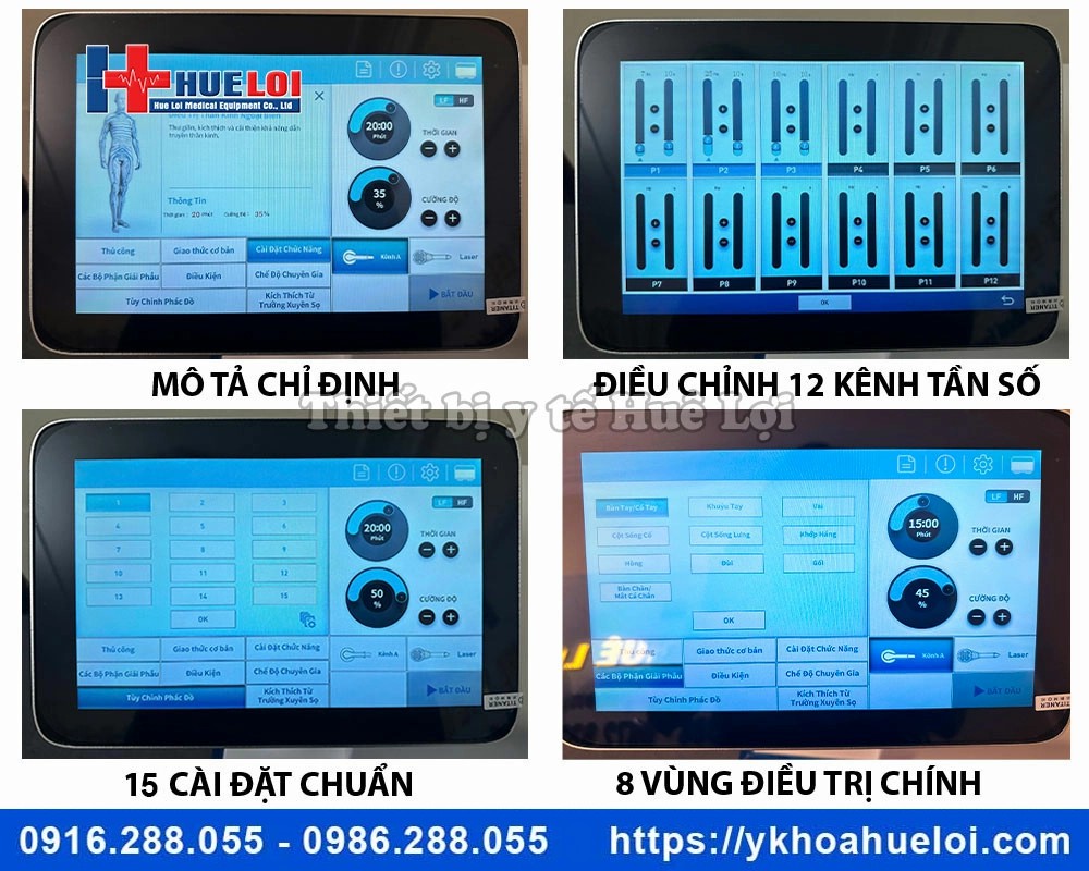 Máy từ trường trị liệu kết hợp Laser công suất cao