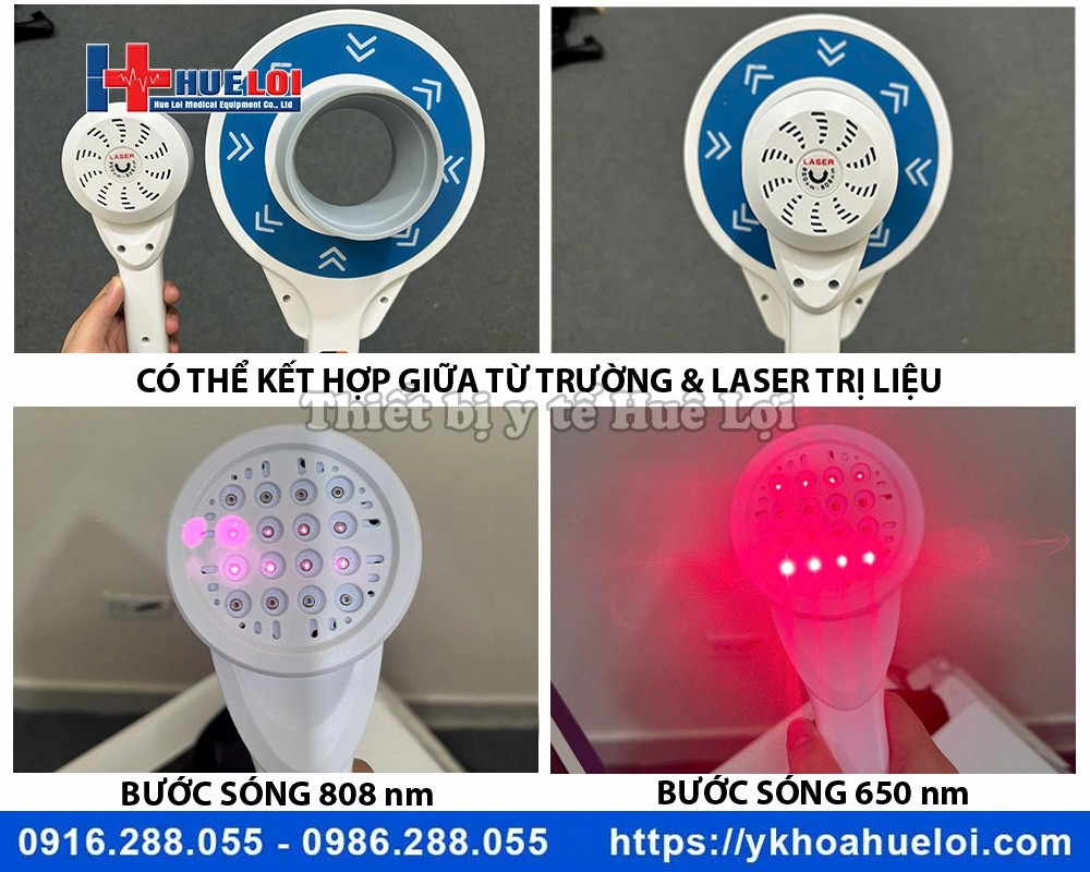 Máy từ trường trị liệu kết hợp Laser công suất cao