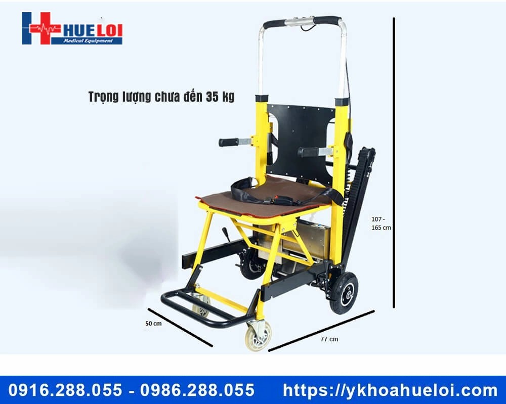 Xe lăn có chức năng leo cầu thang