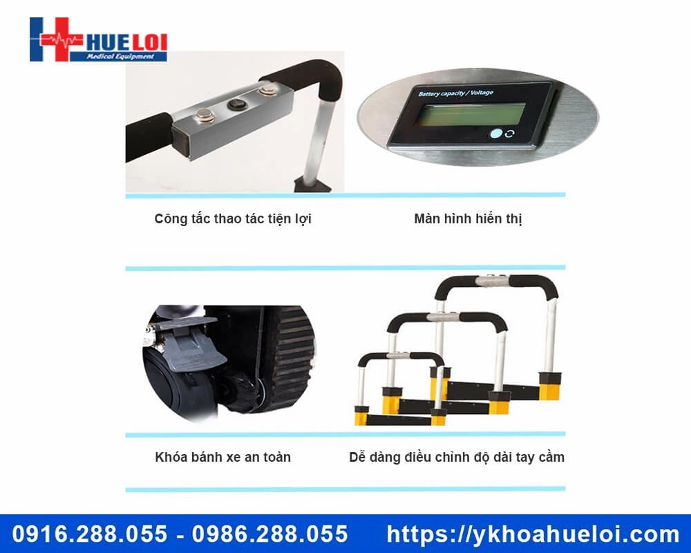 Xe lăn có chức năng leo cầu thang