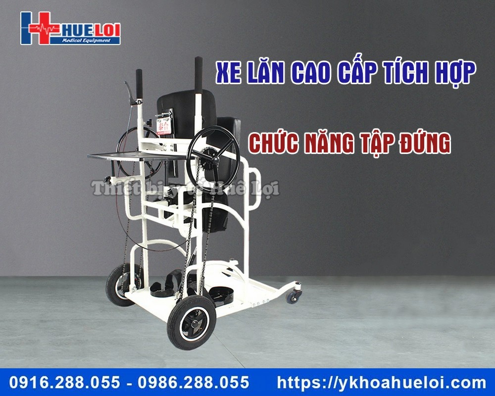 Xe lăn đa năng tích hợp tập đứng
