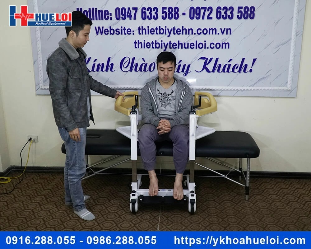 Xe lăn ghép 2 mảnh đa năng tiện ích