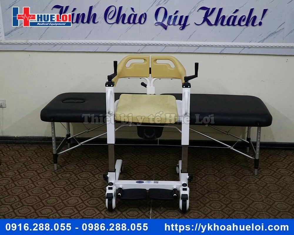 Xe lăn ghép 2 mảnh đa năng tiện ích