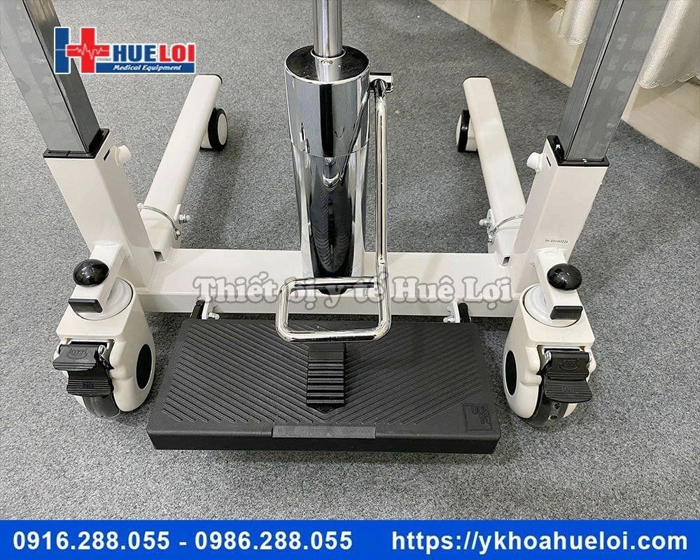 Xe lăn nâng hạ di chuyển bệnh nhân bằng địu