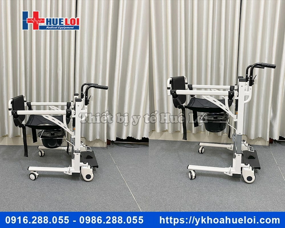 Xe lăn nâng hạ di chuyển bệnh nhân bằng địu