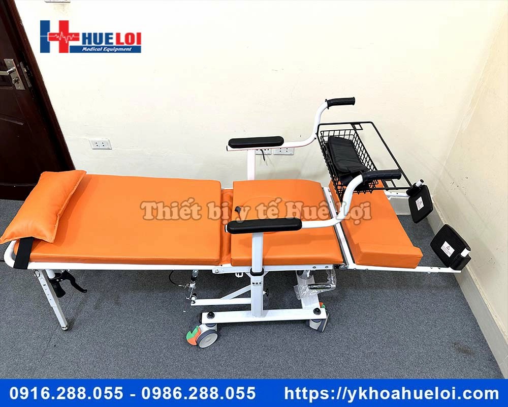 Xe lăn ngả thành giường nằm đa chức năng