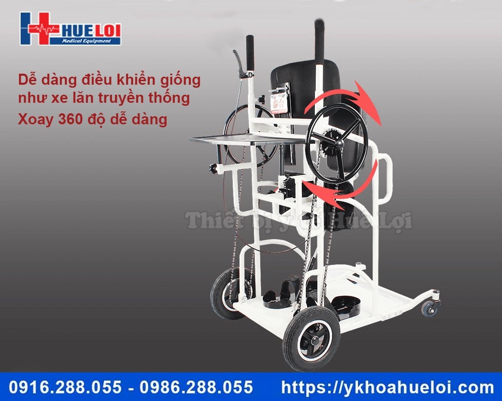 Xe Lăn Tích Hợp Tập Đứng